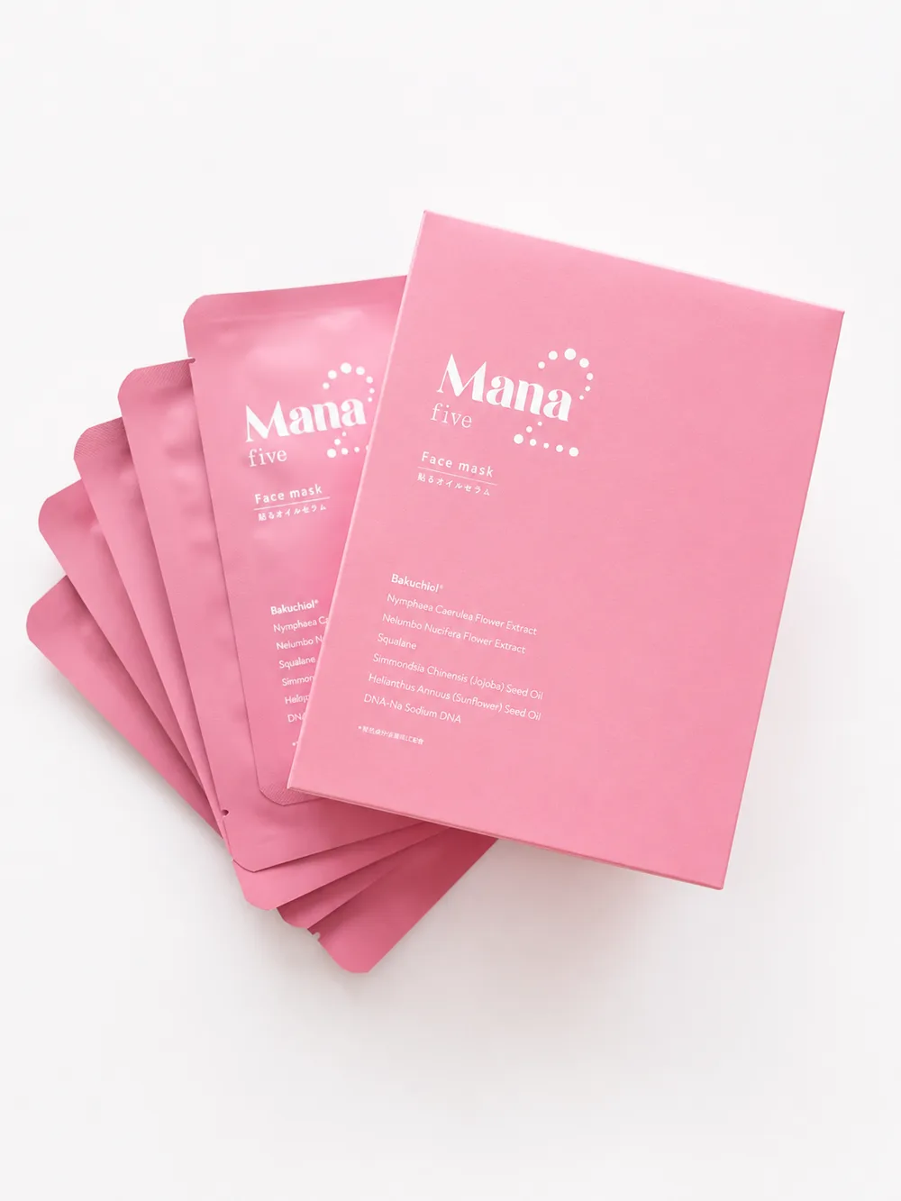 Mana five フェイスマスク 1箱と個包装マスク